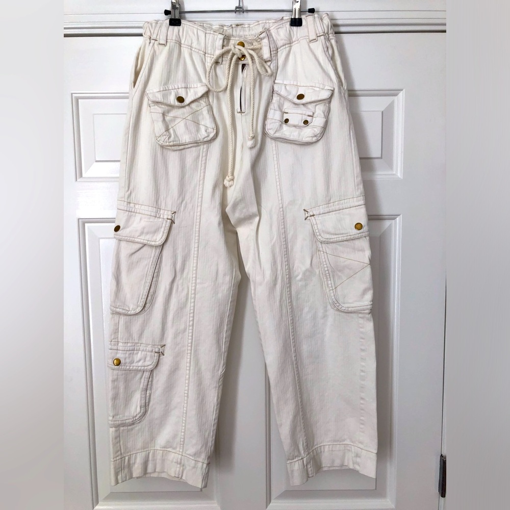 Free People Tahiti Cargo Pants in Tofu